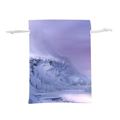 Nature Landscape Winter Snow Lightweight Drawstring Pouch (m) by Vaneshart