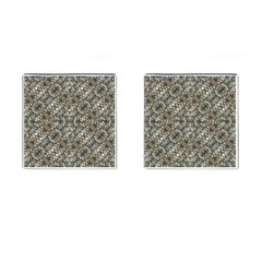 Urban Art Textured Print Pattern Cufflinks (square) by dflcprintsclothing