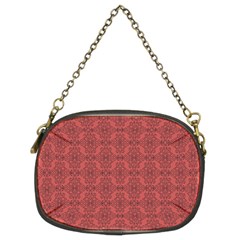 Timeless - Black & Indian Red Chain Purse (two Sides) by FashionBoulevard
