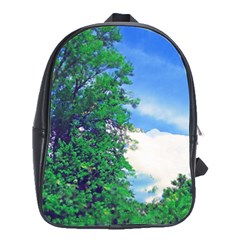Drawing Of A Summer Day School Bag (large) by Fractalsandkaleidoscopes