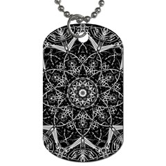 Black And White Pattern Dog Tag (two Sides) by Sobalvarro