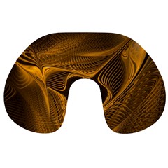 Fractal Design Background Pattern Travel Neck Pillow by Wegoenart