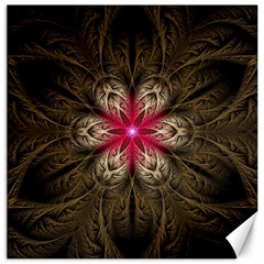 Fractal Background Design Abstract Canvas 12  X 12  by Wegoenart