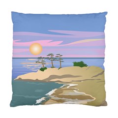 Vacation Island Sunset Sunrise Standard Cushion Case (two Sides)