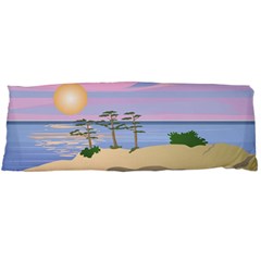 Vacation Island Sunset Sunrise Body Pillow Case (dakimakura)