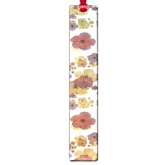 Multicolored Floral Collage Print Large Book Marks by dflcprintsclothing