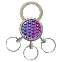 Ufo Alien Pattern 3-ring Key Chain by Wegoenart