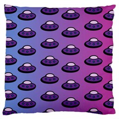 Ufo Alien Pattern Standard Flano Cushion Case (two Sides) by Wegoenart