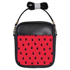 Seamless Watermelon Surface Texture Girls Sling Bag by Nexatart