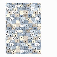 Cute Dog Seamless Pattern Background Small Garden Flag (two Sides) by Nexatart