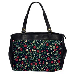 Flowering Branches Seamless Pattern Oversize Office Handbag