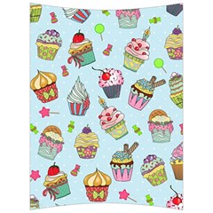 Cupcake Doodle Pattern Back Support Cushion by Sobalvarro