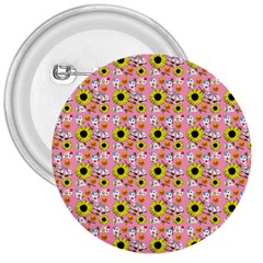 Hawaii Ghost Pink 3  Buttons by snowwhitegirl