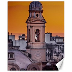 Ciudad Vieja Neighborhood Aerial View, Montevideo   Uruguay Canvas 16  X 20  by dflcprintsclothing