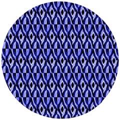 Blue Diamonds Wooden Puzzle Round by Sparkle