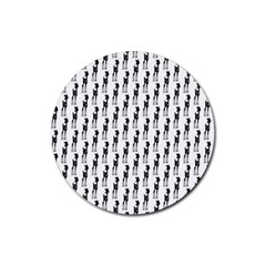 Shiny Knot Rubber Round Coaster (4 Pack)  by Sparkle