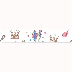 Seamless Pattern Cute Unicorn Cartoon Hand Drawn Small Bar Mats by Wegoenart