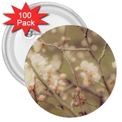 Sakura Flowers, Imperial Palace Park, Tokyo, Japan 3  Buttons (100 Pack)  by dflcprintsclothing