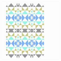 Multicolored Geometric Pattern Small Garden Flag (two Sides) by dflcprintsclothing