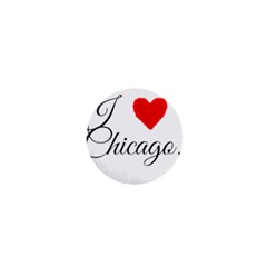 I Heart Chicago  1  Mini Magnets by FunnyStatementsandSlogans
