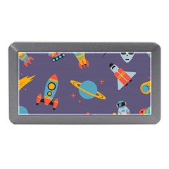 Space Seamless Pattern Memory Card Reader (mini) by Vaneshart