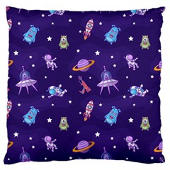 Space Seamless Pattern Standard Flano Cushion Case (two Sides) by Vaneshart