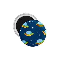 Seamless Pattern Ufo With Star Space Galaxy Background 1 75  Magnets by Vaneshart