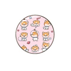 Set Kawaii Smile Japanese Dog Cartoon Hat Clip Ball Marker (10 Pack) by Vaneshart
