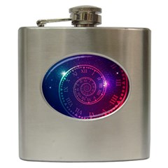 Time Machine Hip Flask (6 Oz) by Vaneshart