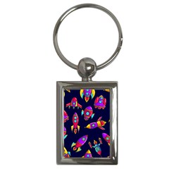 Space Patterns Key Chain (rectangle) by Vaneshart