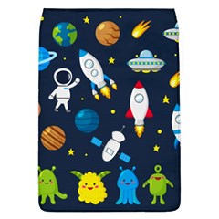 Big Set Cute Astronauts Space Planets Stars Aliens Rockets Ufo Constellations Satellite Moon Rover V Removable Flap Cover (l) by Vaneshart