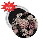 Elegant Seamless Pattern Blush Toned Rustic Flowers 2.25  Magnets (10 pack) 