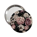 Elegant Seamless Pattern Blush Toned Rustic Flowers 2.25  Handbag Mirrors