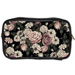 Elegant Seamless Pattern Blush Toned Rustic Flowers Toiletries Bag (One Side)