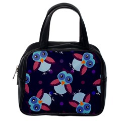 Owl Pattern Background Classic Handbag (one Side) by Vaneshart