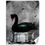 Wonderful Black Swan With Dark Mermaid Canvas 36  x 48  35.26 x46.15  Canvas - 1