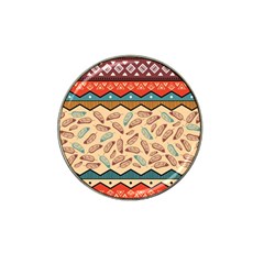 Ethnic Tribal Pattern Background Hat Clip Ball Marker (4 Pack) by Vaneshart