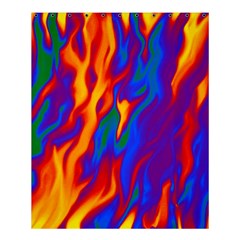 Gay Pride Abstract Smokey Shapes Shower Curtain 60  X 72  (medium)  by VernenInk