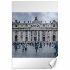 Saint Peters Square, Vatican City, Italy Canvas 20  X 30  by dflcprintsclothing
