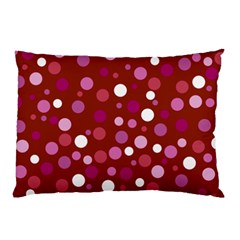 Lesbian Pride Flag Scattered Polka Dots Pillow Case (two Sides) by VernenInk