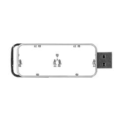 Love Symbol Drawing Portable Usb Flash (two Sides) by dflcprintsclothing