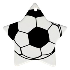 Soccer Lovers Gift Star Ornament (two Sides)