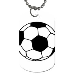 Soccer Lovers Gift Dog Tag (two Sides) by ChezDeesTees