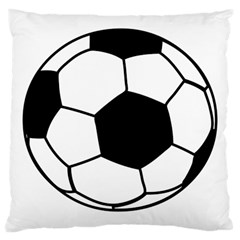 Soccer Lovers Gift Large Cushion Case (one Side) by ChezDeesTees