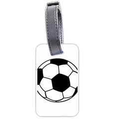 Soccer Lovers Gift Luggage Tag (one Side) by ChezDeesTees