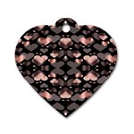 Shiny Hearts Dog Tag Heart (One Side) Front