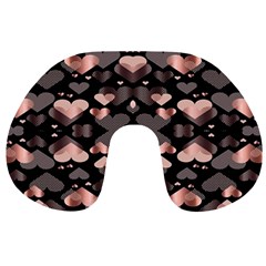 Shiny Hearts Travel Neck Pillow by Sparkle