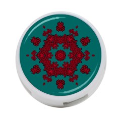 Cherry-blossom Mandala Of Sakura Branches 4-port Usb Hub (one Side) by pepitasart