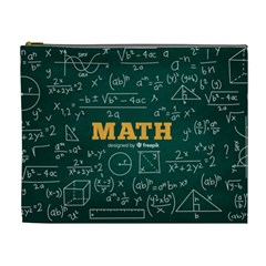 Realistic-math-chalkboard-background Cosmetic Bag (xl) by Vaneshart