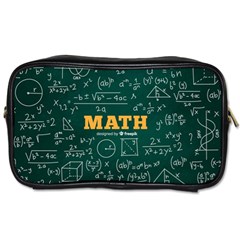 Realistic-math-chalkboard-background Toiletries Bag (two Sides) by Vaneshart